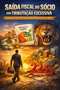 Imagem principal do artigo Saída Fiscal do Sócio sem Tributação Excessiva